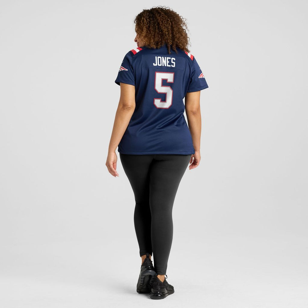 Dre'Mont Jones New England Patriots Women's Team Jersey - Navy