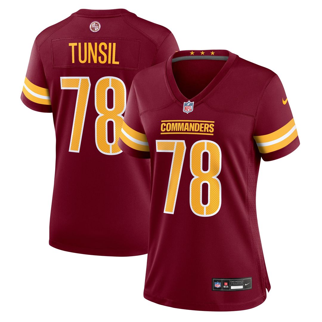 Laremy Tunsil Washington Commanders Women's Team Jersey - Burgundy