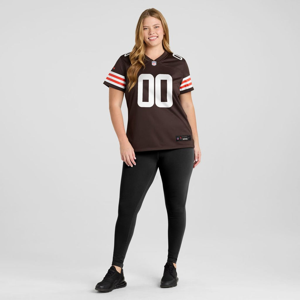 Cleveland Browns Women's 1946 Collection Alternate Custom Jersey - White