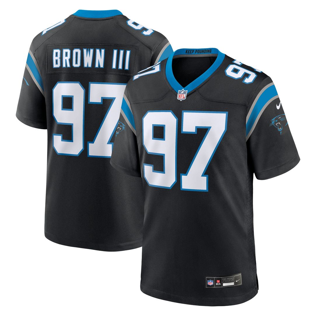 Bobby Brown III Carolina Panthers Team Jersey - Black