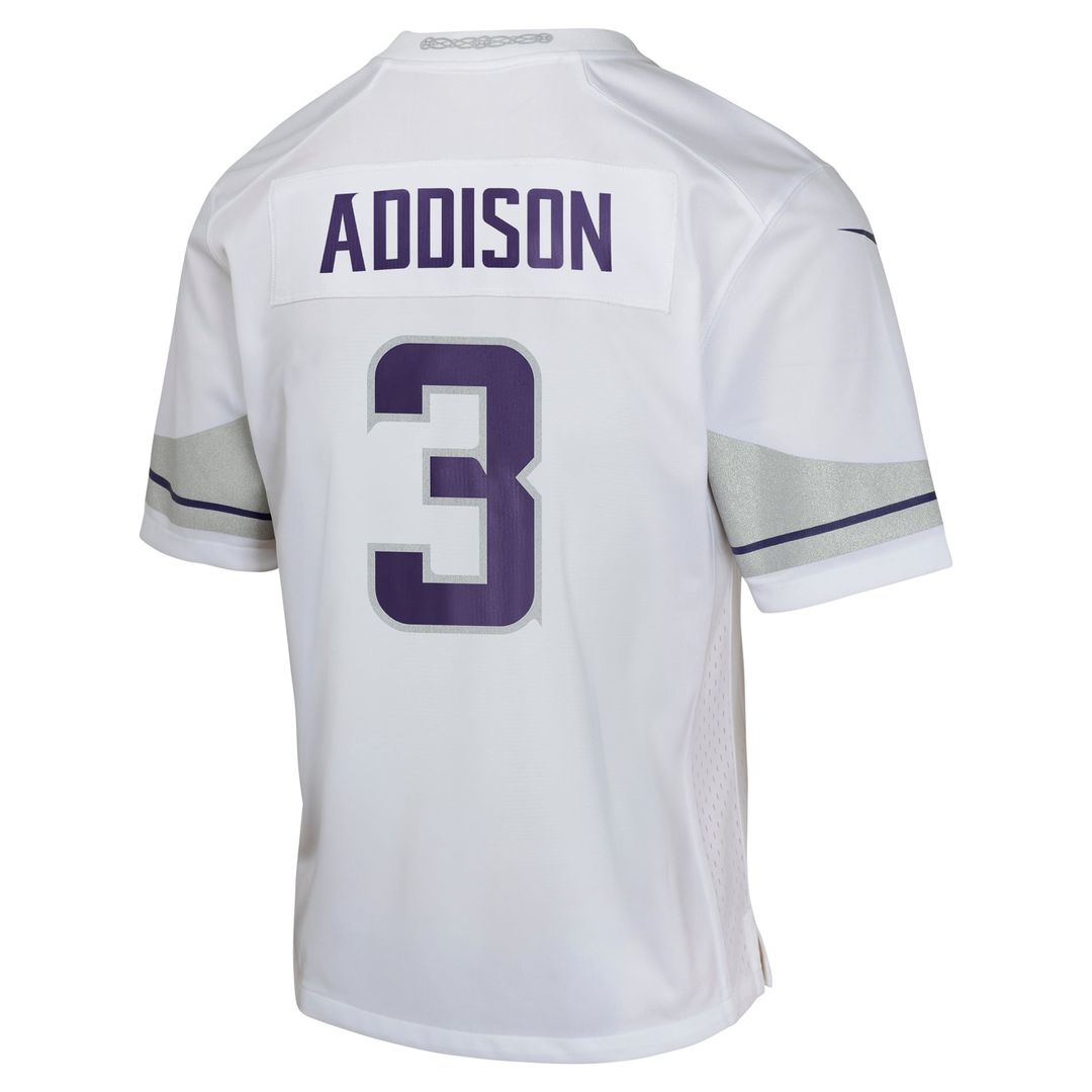 Addison Minnesota Vikings Youth Jersey - White