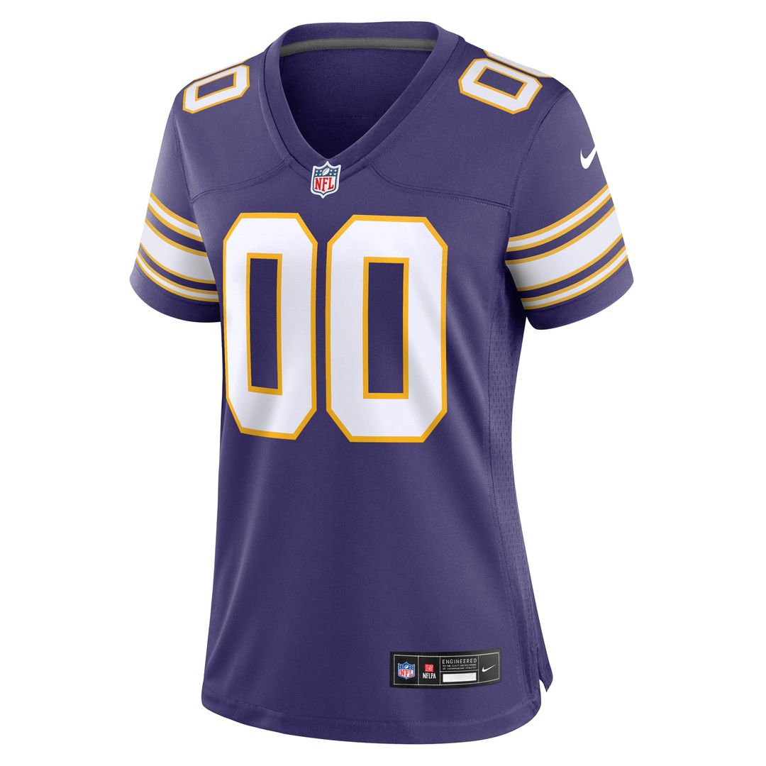 Minnesota Vikings Women's Classic Custom Jersey - Purple