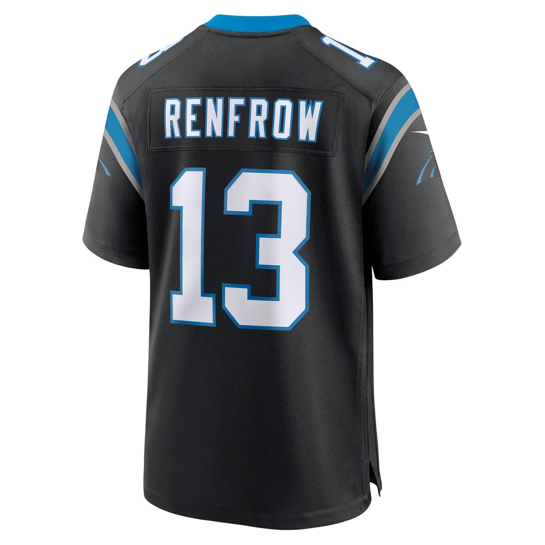 Hunter Renfrow Carolina Panthers Team Jersey - Black