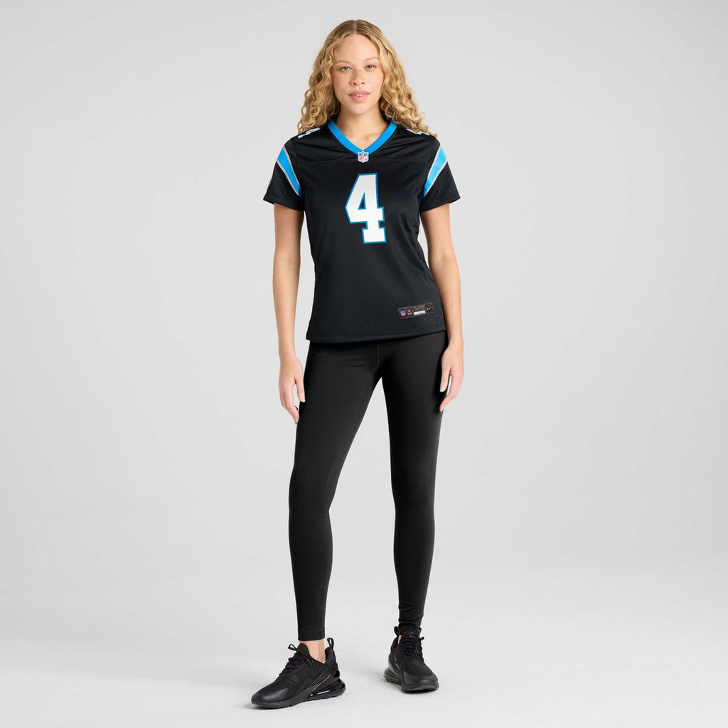 Tetairoa McMillan Carolina Panthers Women's Team Jersey - Black