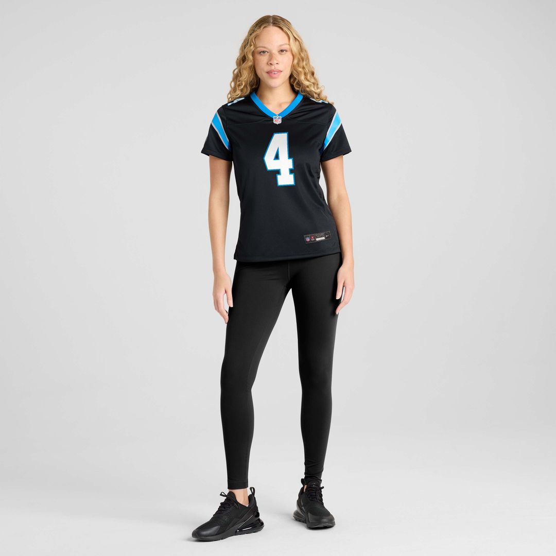 Tetairoa McMillan Carolina Panthers Women's Team Jersey - Black