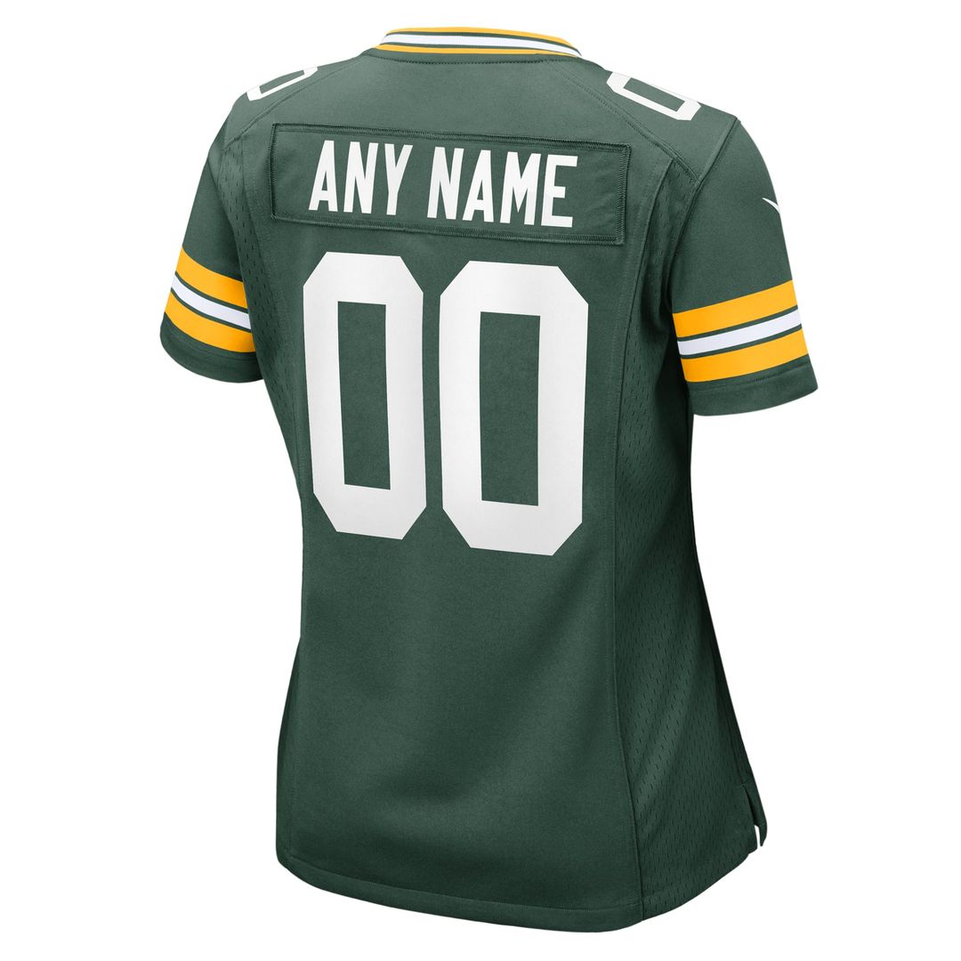 Green Bay Packers Women's Custom Jersey - Green