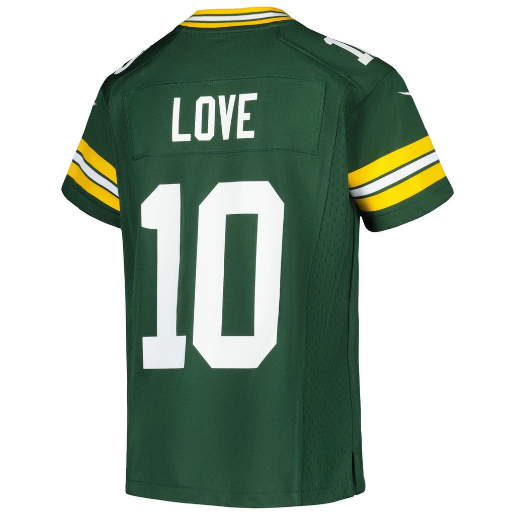 Love Green Bay Packers Youth Jersey - Green