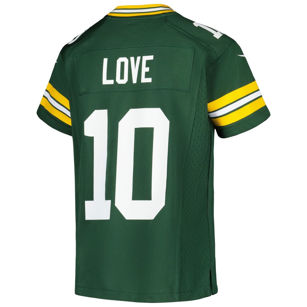 Love Green Bay Packers Youth Jersey - Green