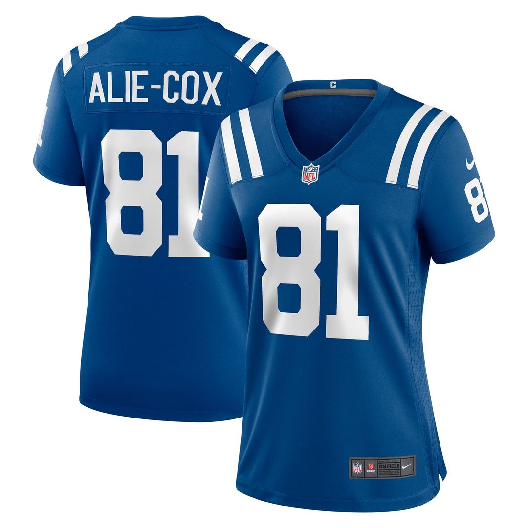 Mo Alie-Cox Indianapolis Colts Women's Team Jersey - Royal