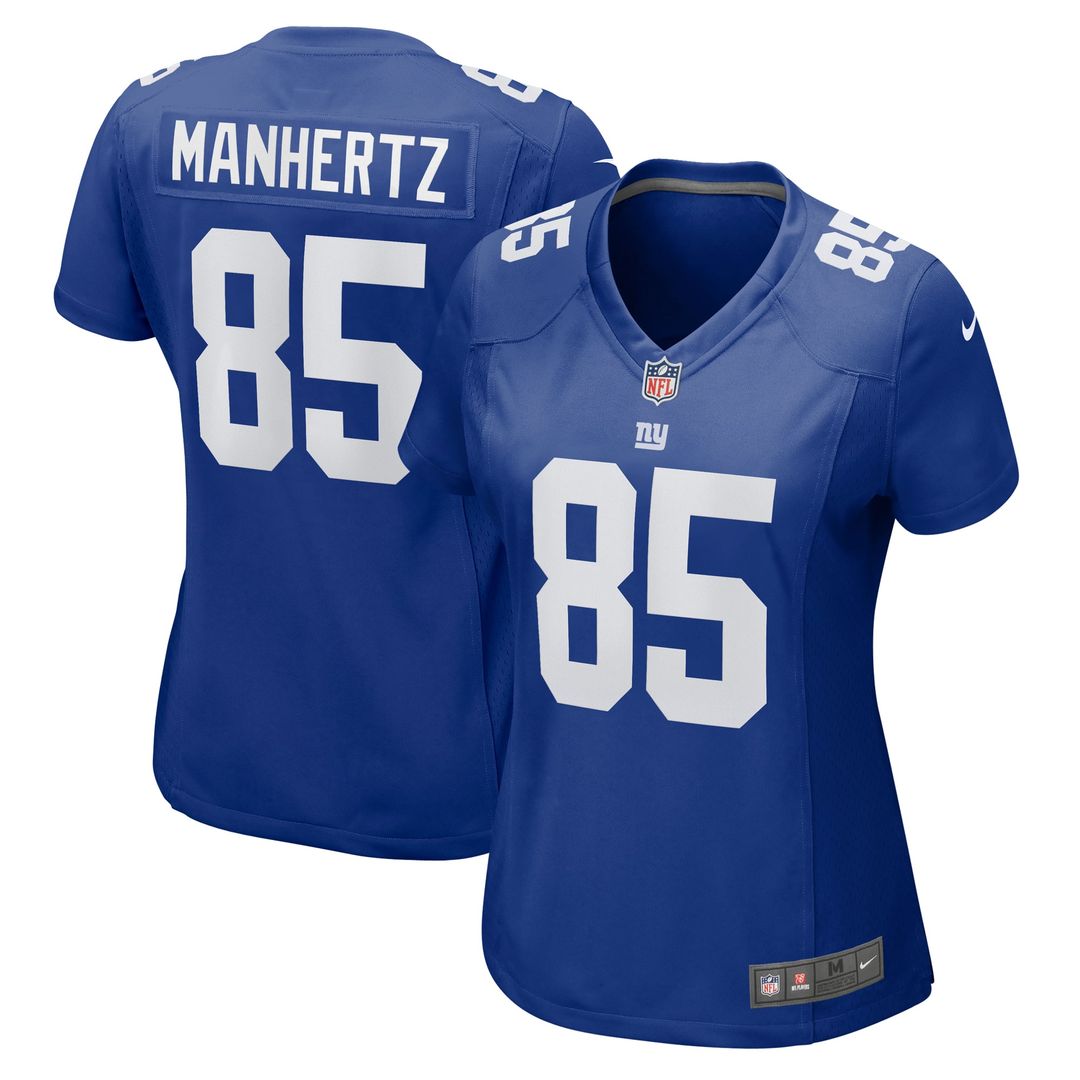 Chris Manhertz New York Giants Women's Jersey - Royal