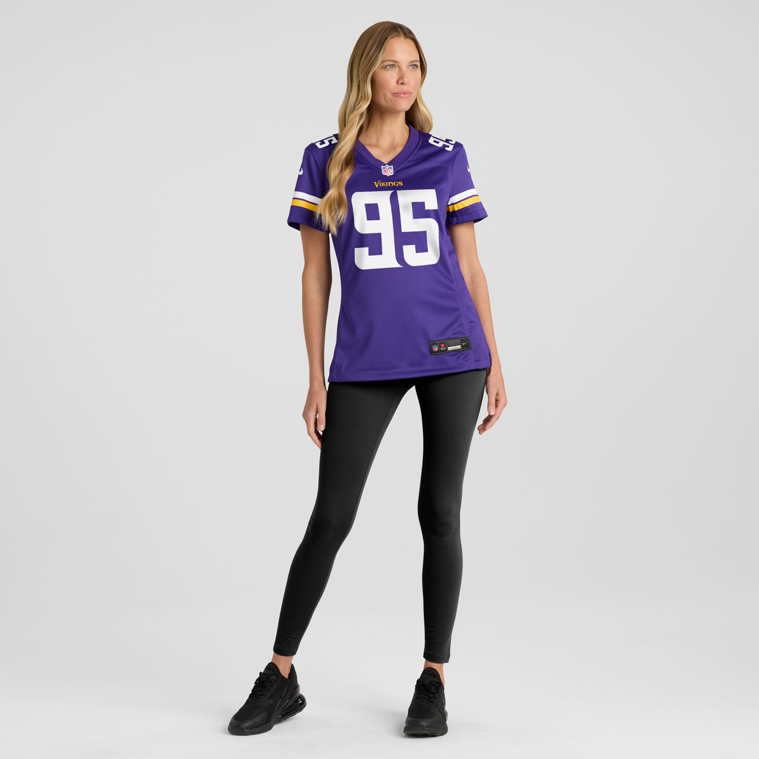 Caleb Banks Minnesota Vikings Women's Team Jersey - Purple