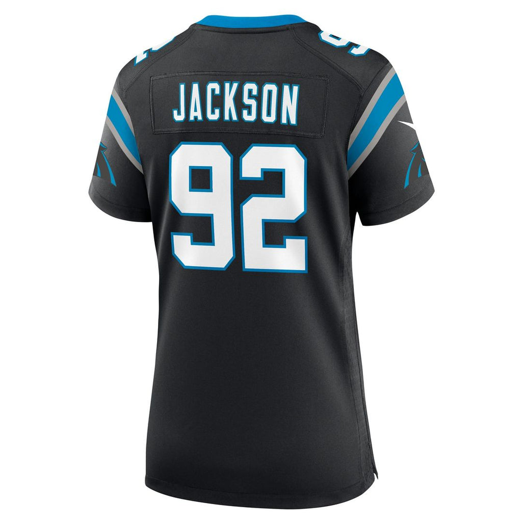 Cam Jackson Carolina Panthers Women's Team Jersey - Black