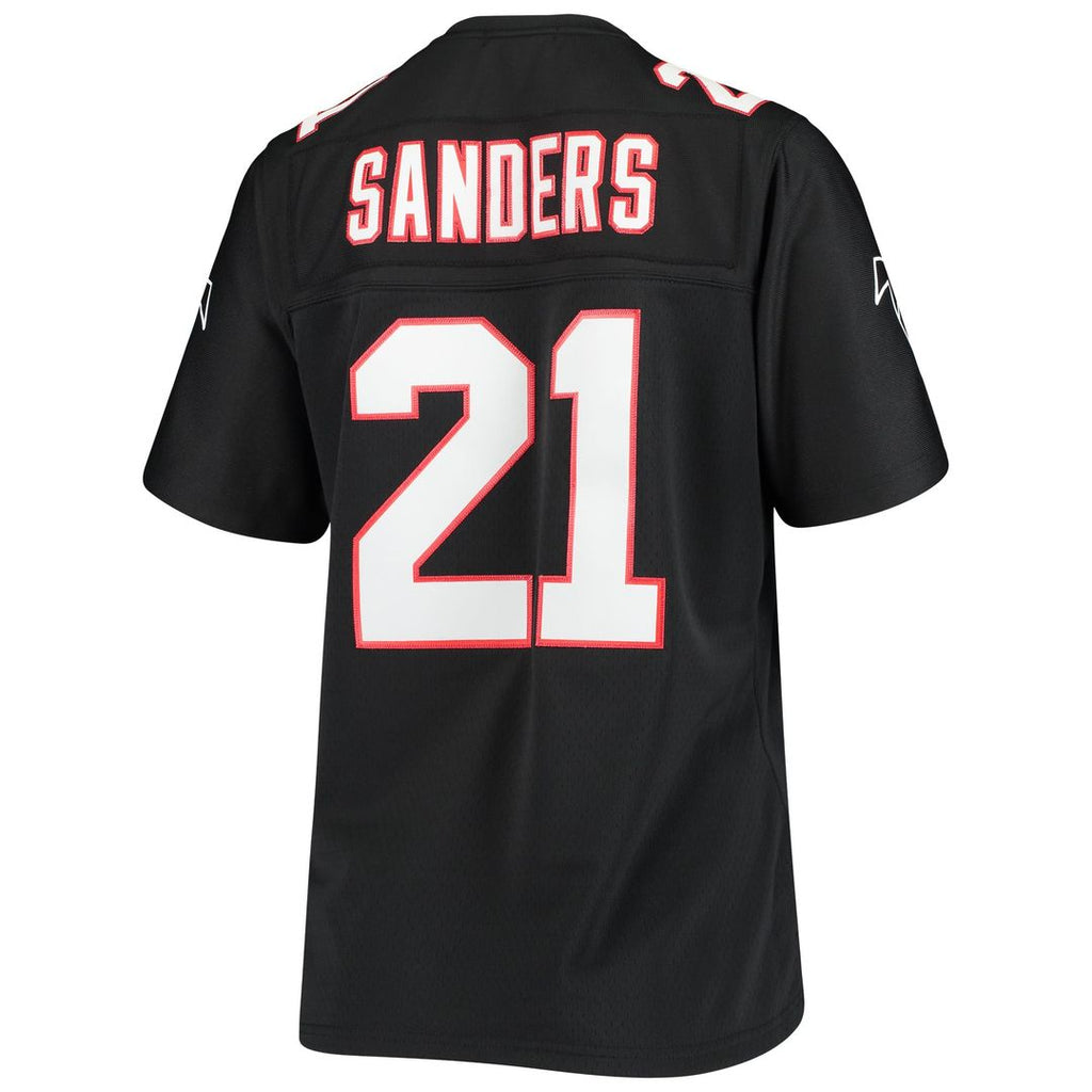 Deion Sanders Atlanta Falcons Women's Legacy Replica Team Jersey - Black