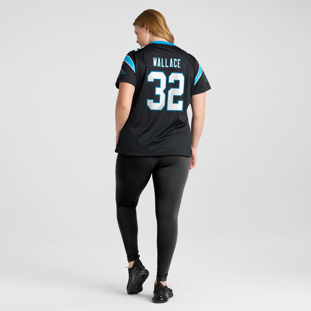 Trevin Wallace Carolina Panthers Women's Team Jersey - Black