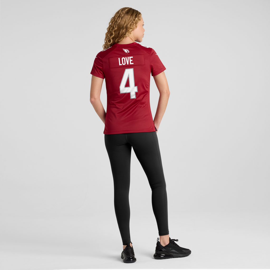 Jeremiyah Love Arizona Cardinals Women's Jersey - White