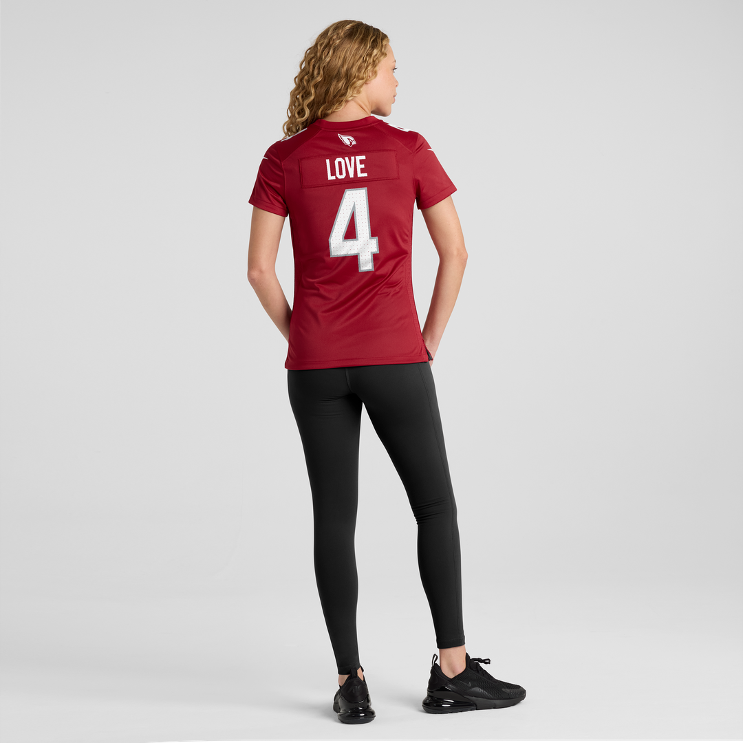 Jeremiyah Love Arizona Cardinals Women's Jersey - White