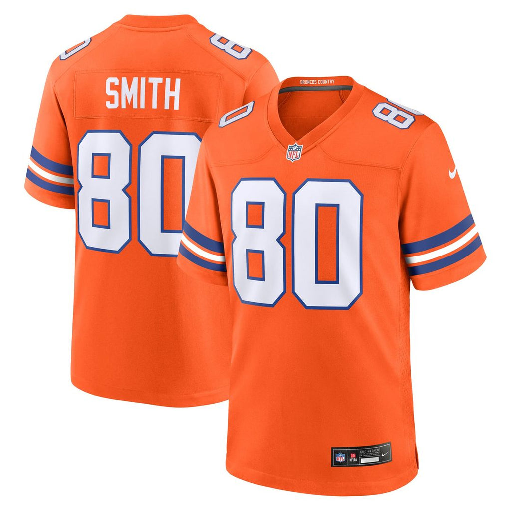 Rod Smith Denver Broncos Retired Player Alternate Jersey - Orange