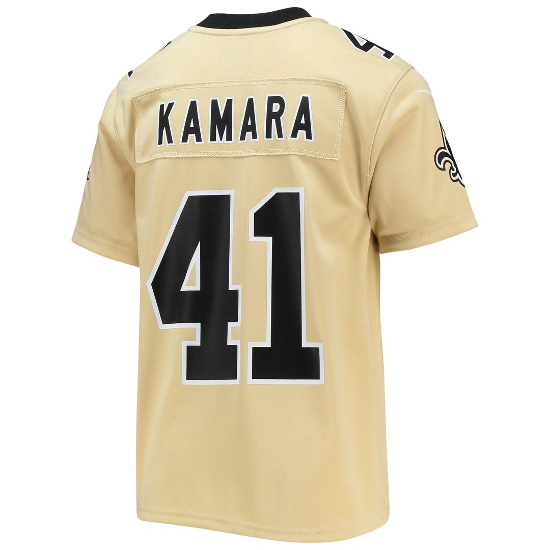 Alvin Kamara New Orleans Saints Youth Inverted Team Jersey - Gold