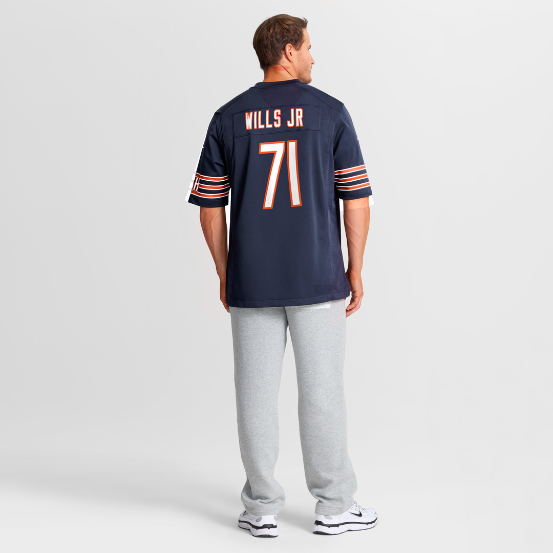 Jedrick Wills Jr. Chicago Bears Team Jersey - Navy