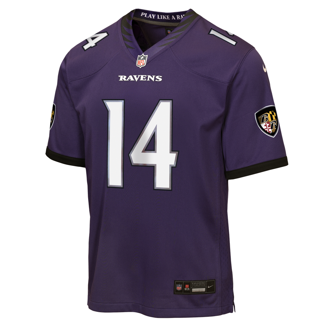 Kyle Hamilton Baltimore Ravens Youth Team Jersey - Purple