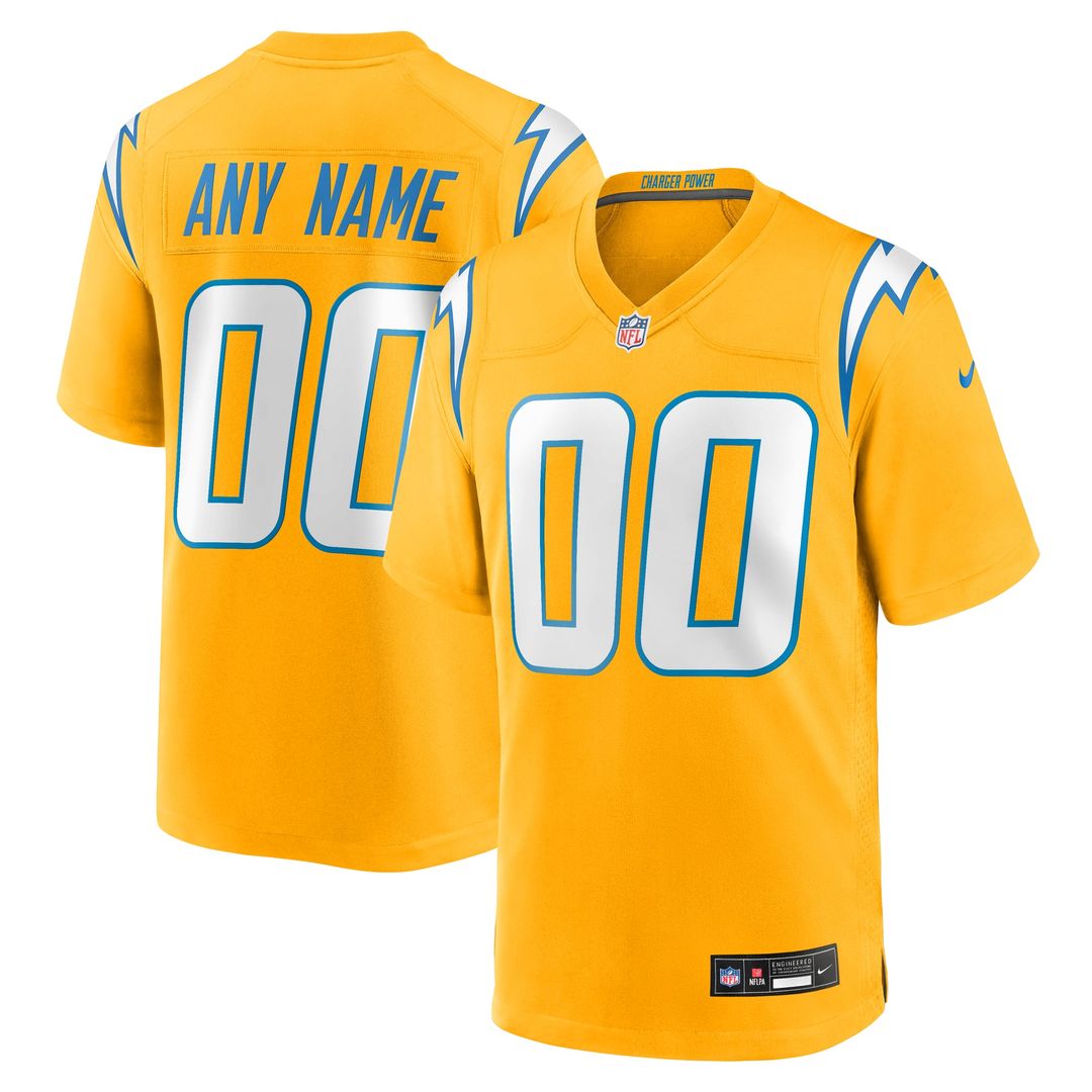 Los Angeles Chargers Custom Jersey - Powder Blue