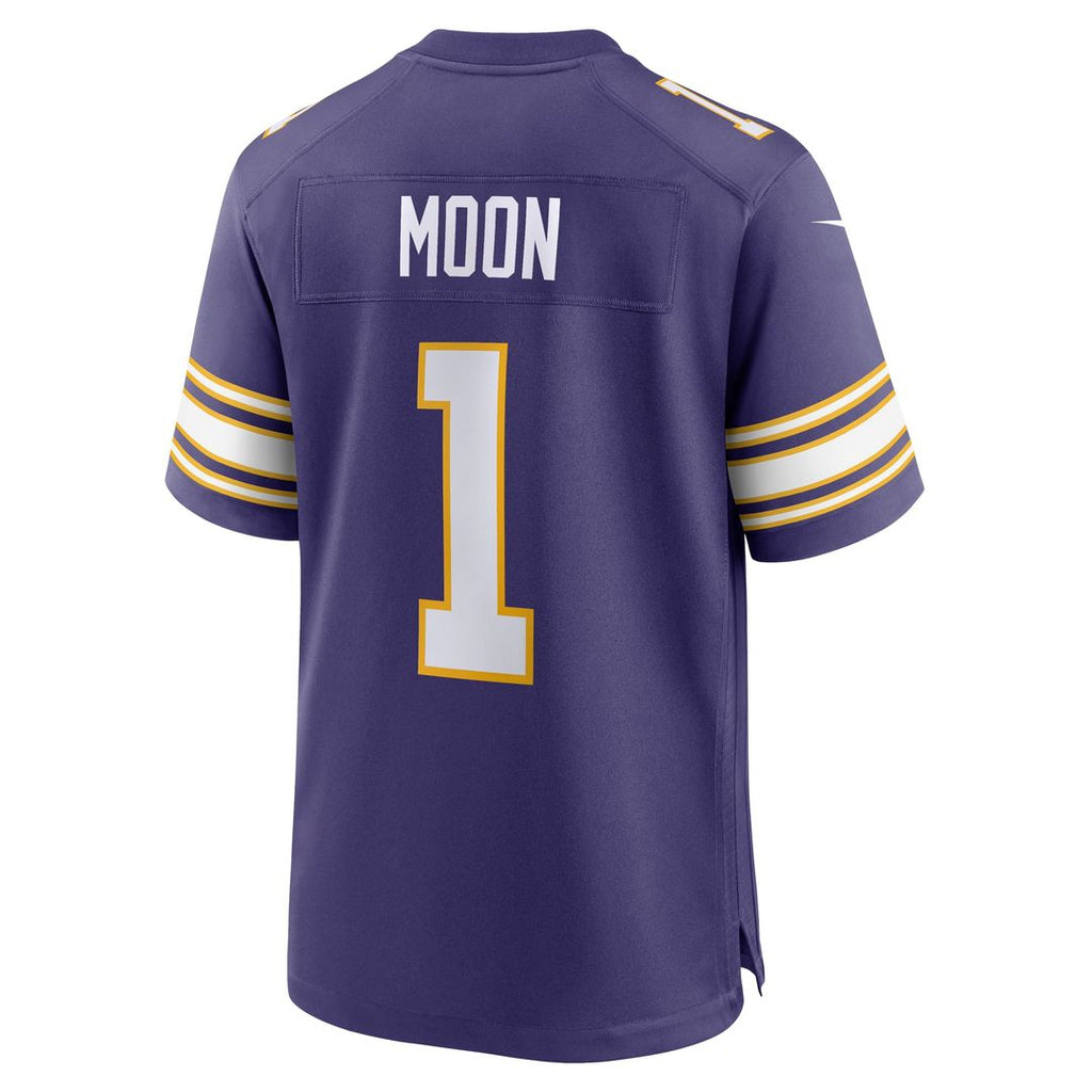 Warren Moon Minnesota Vikings Retired Player Alternate Jersey - Purple