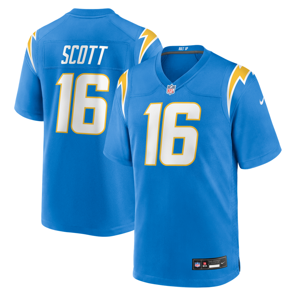 JK Scott Los Angeles Chargers Jersey - Powder Blue