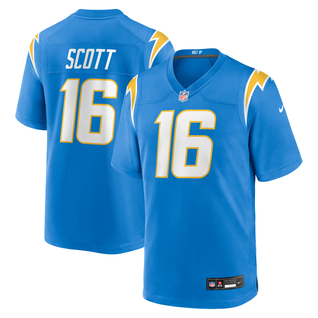 JK Scott Los Angeles Chargers Jersey - Powder Blue