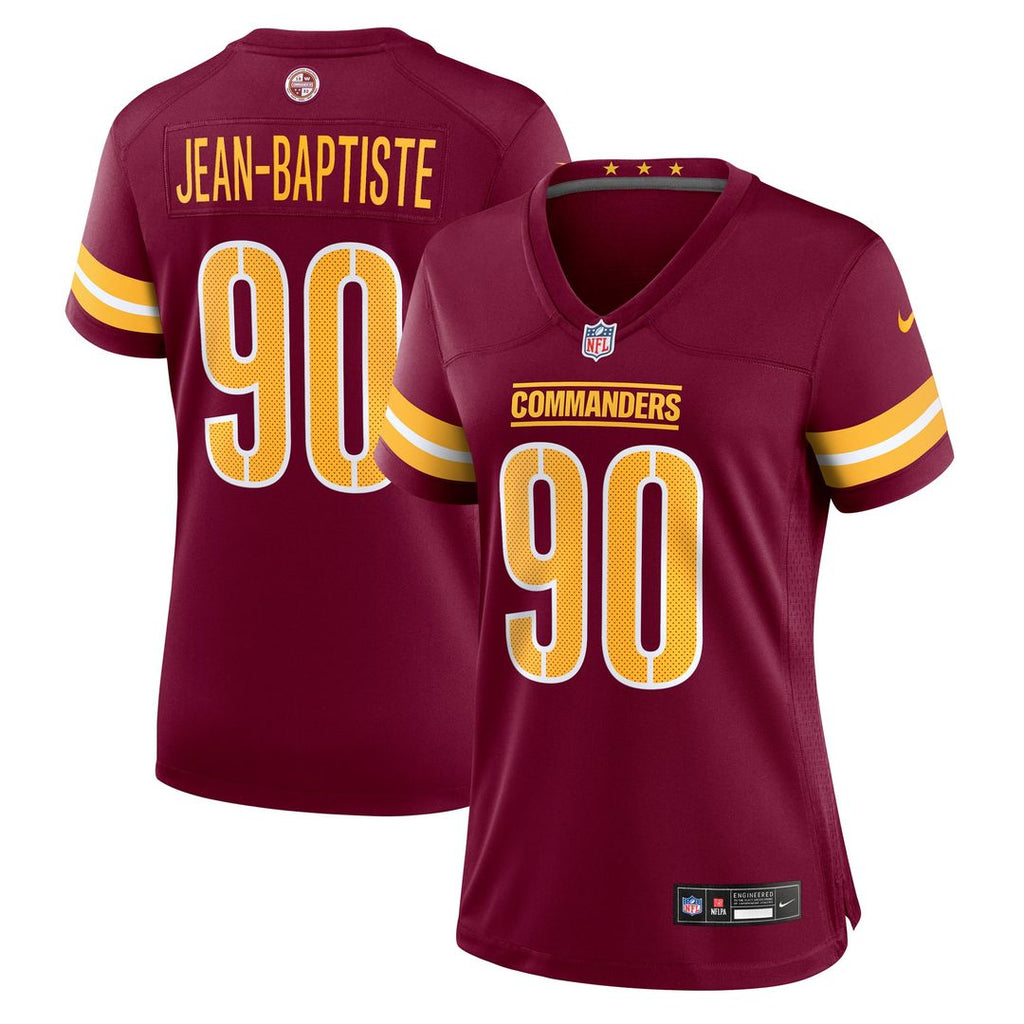 Javontae Jean-Baptiste Washington Commanders Women's Team Jersey - Burgundy