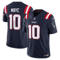 Drake Maye New England Patriots Team Stitched Jersey - Navy