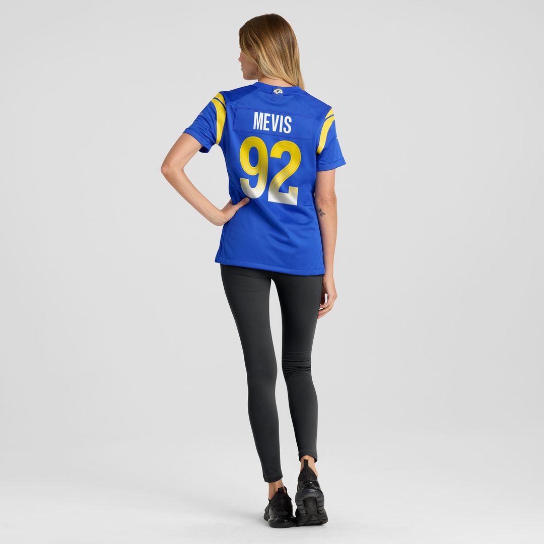 Harrison Mevis Los Angeles Rams Women's Team Jersey - Royal