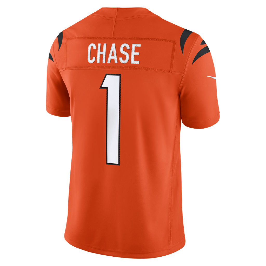 Ja'Marr Chase Cincinnati Bengals Alternate Stitched Jersey - Orange