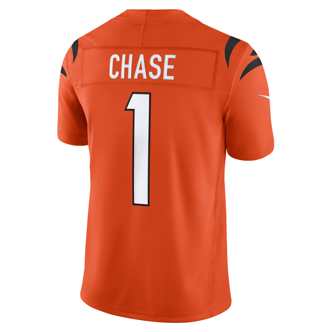 Ja'Marr Chase Cincinnati Bengals Alternate Stitched Jersey - Orange