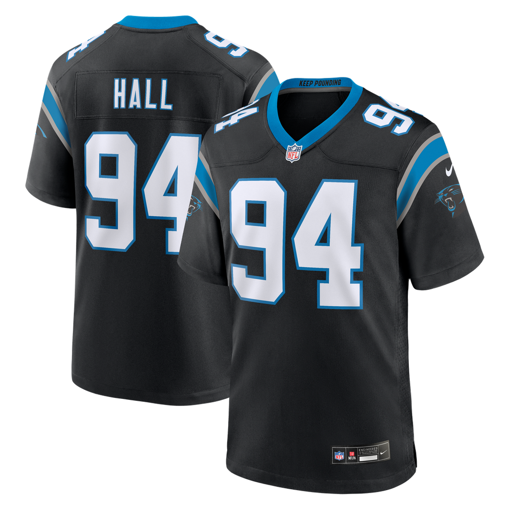 Aaron Hall Carolina Panthers Team Jersey - Black