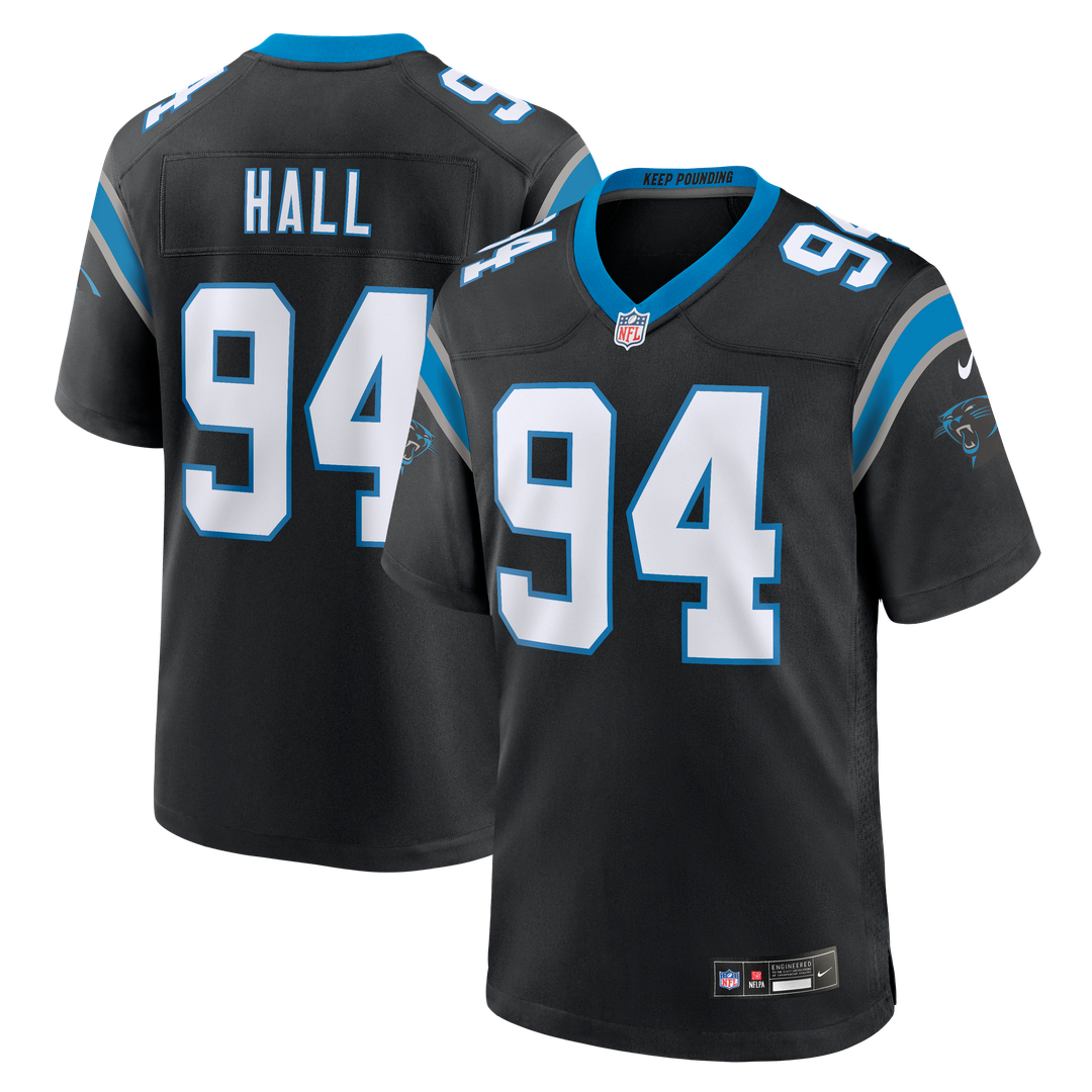 Aaron Hall Carolina Panthers Team Jersey - Black