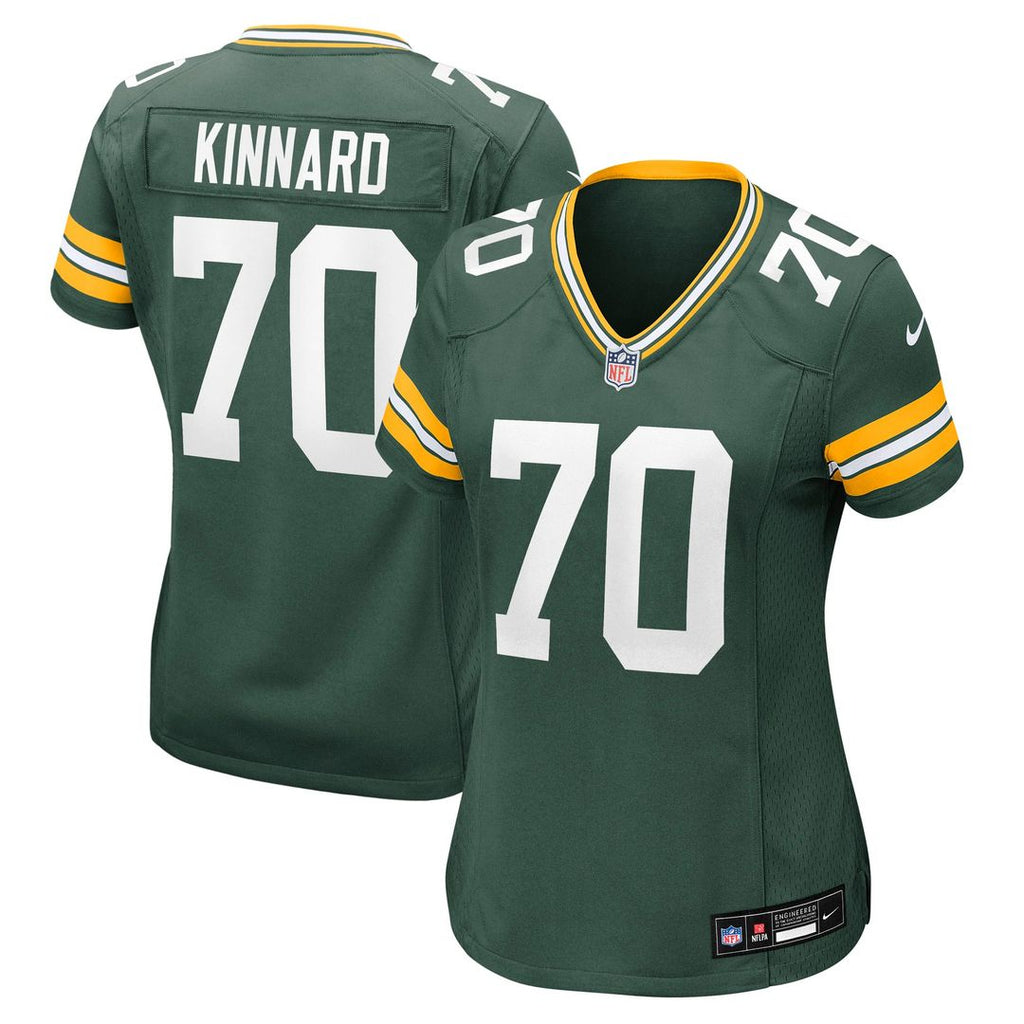 Darian Kinnard Green Bay Packers Women's Team Jersey - Green