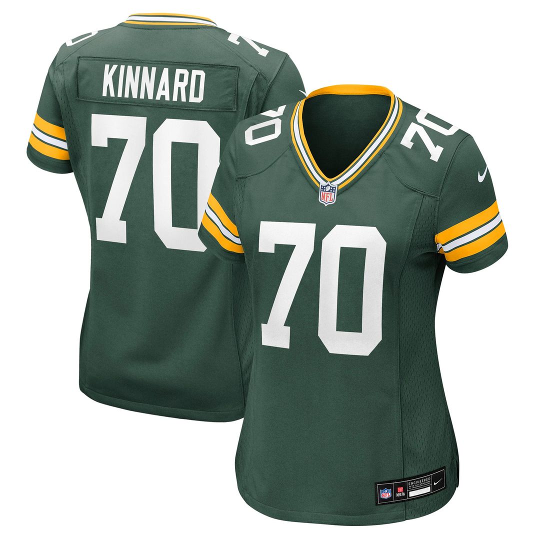 Darian Kinnard Green Bay Packers Women's Team Jersey - Green