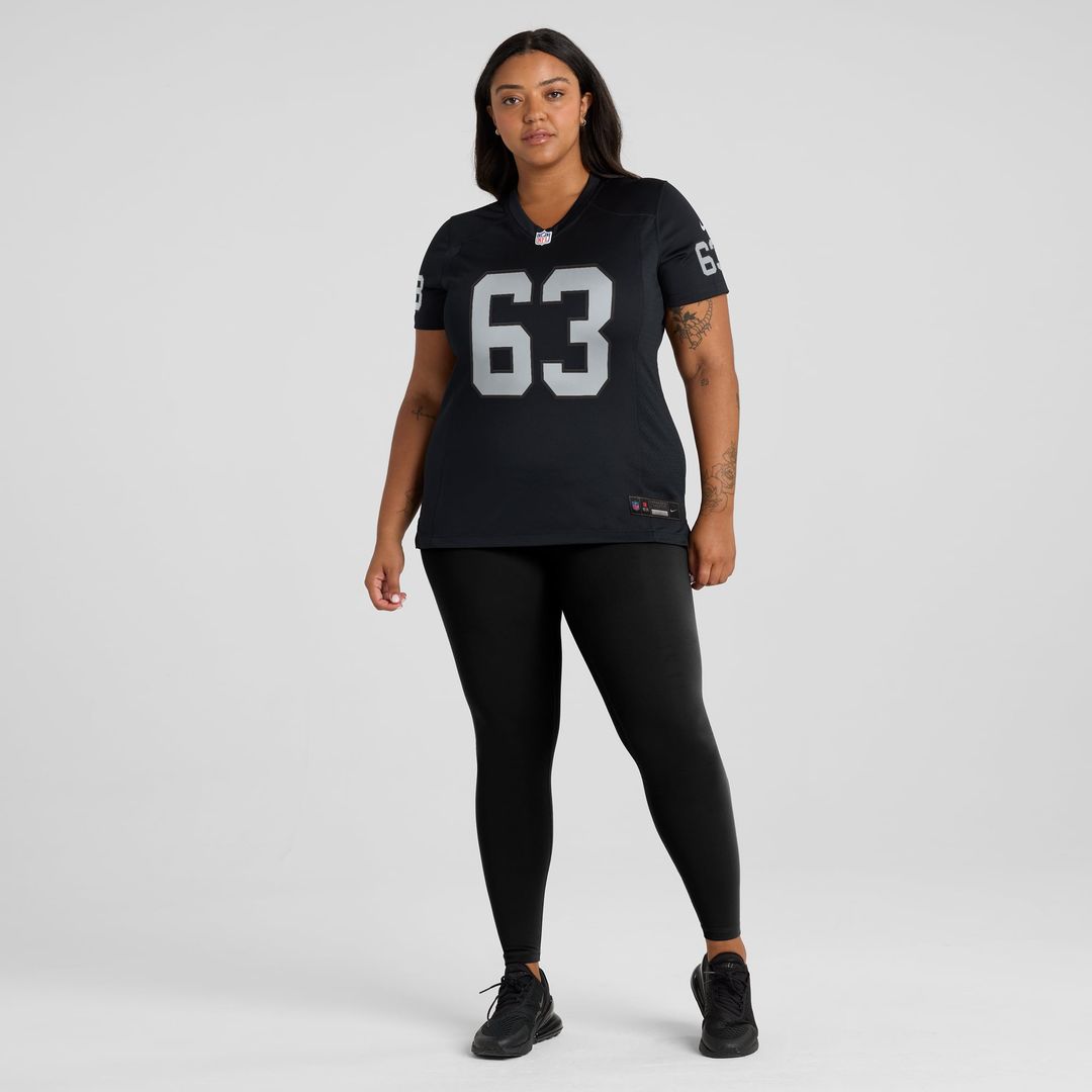 Gene Upshaw Las Vegas Raiders Women's Game Retired Player Jersey - Black