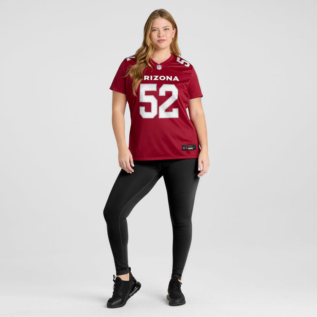 Burch Arizona Cardinals Women's Team Jersey - Cardinal