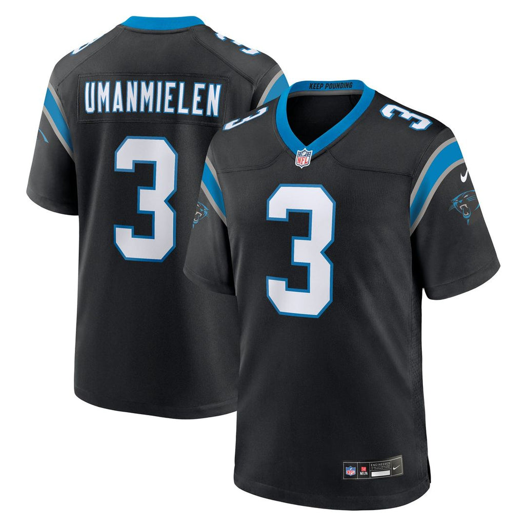Princely Umanmielen Carolina Panthers Team Jersey - Black