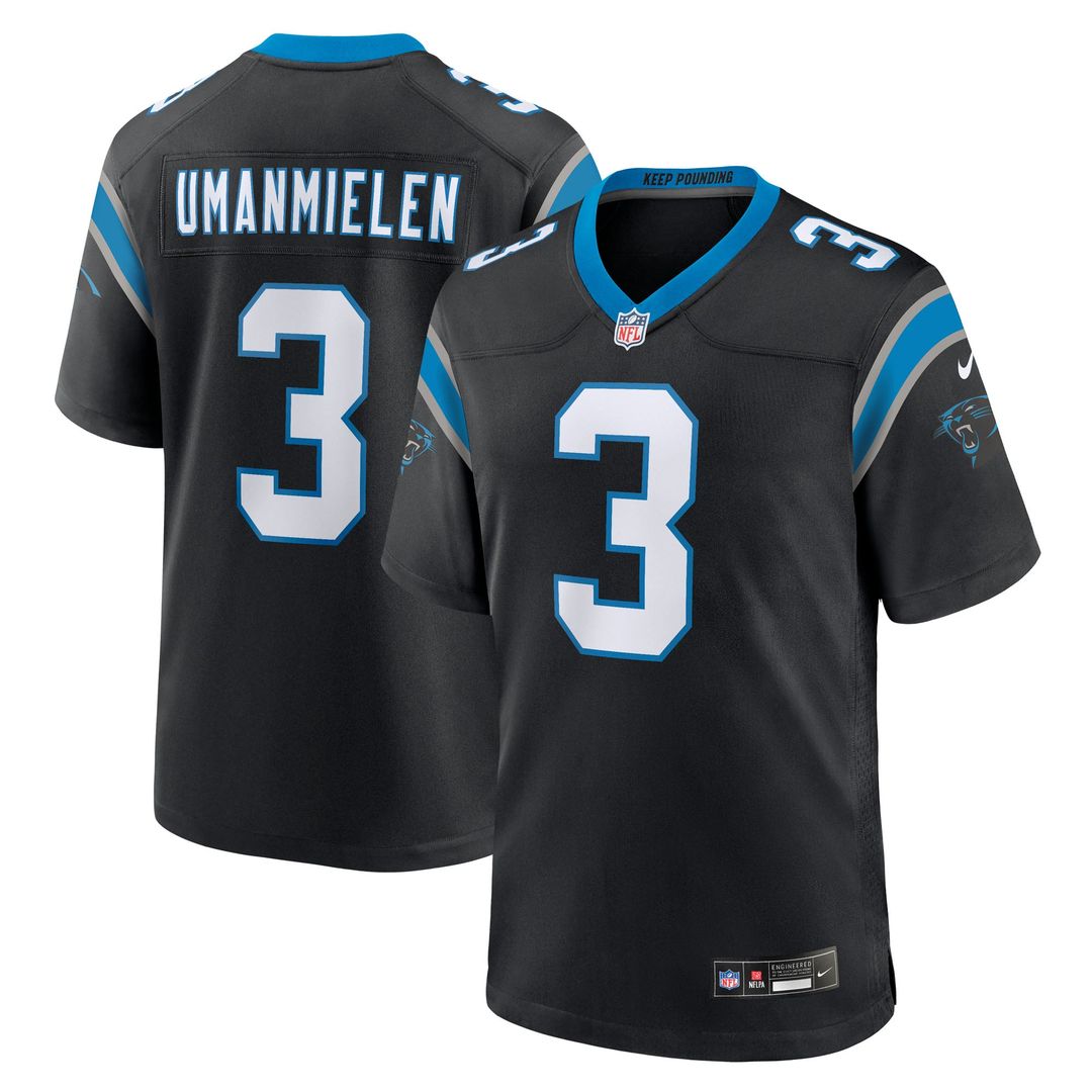 Princely Umanmielen Carolina Panthers Team Jersey - Black