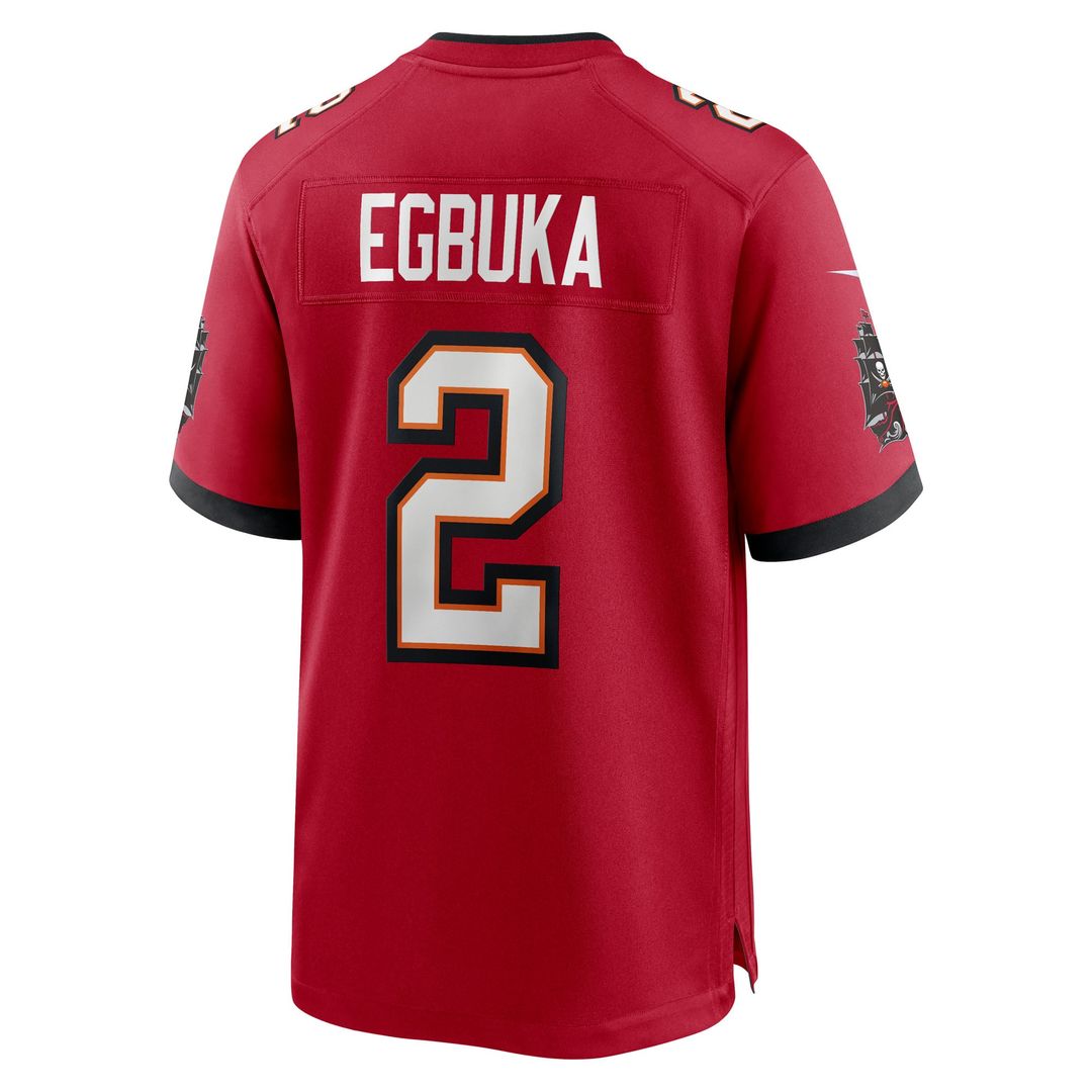 Emeka Egbuka Tampa Bay Buccaneers Alternate Jersey - Pewter
