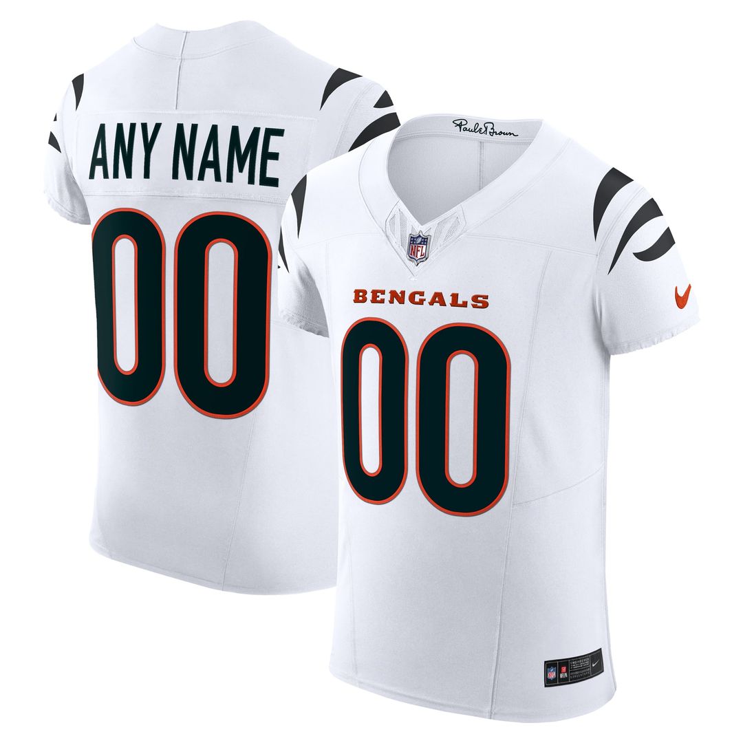 Cincinnati Bengals Elite Custom Jersey - White