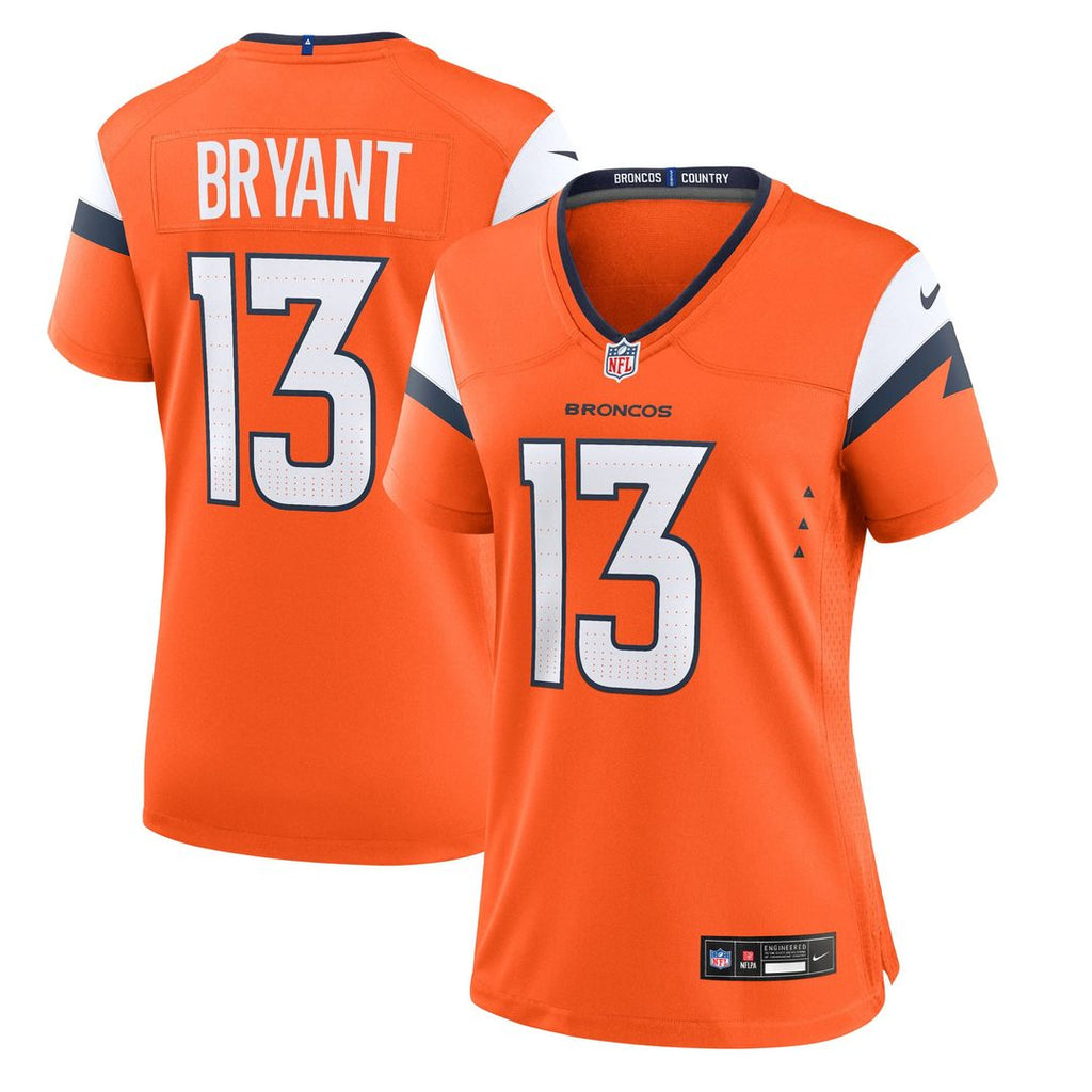 Pat Bryant Denver Broncos Women's Team Jersey - Orange