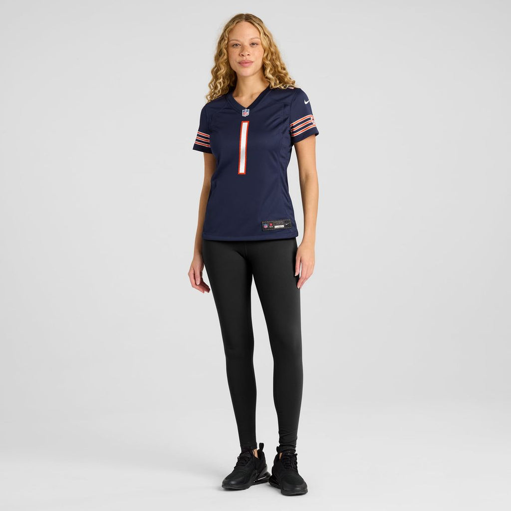 Number 1 Bride Chicago Bears Women's Jersey - Navy
