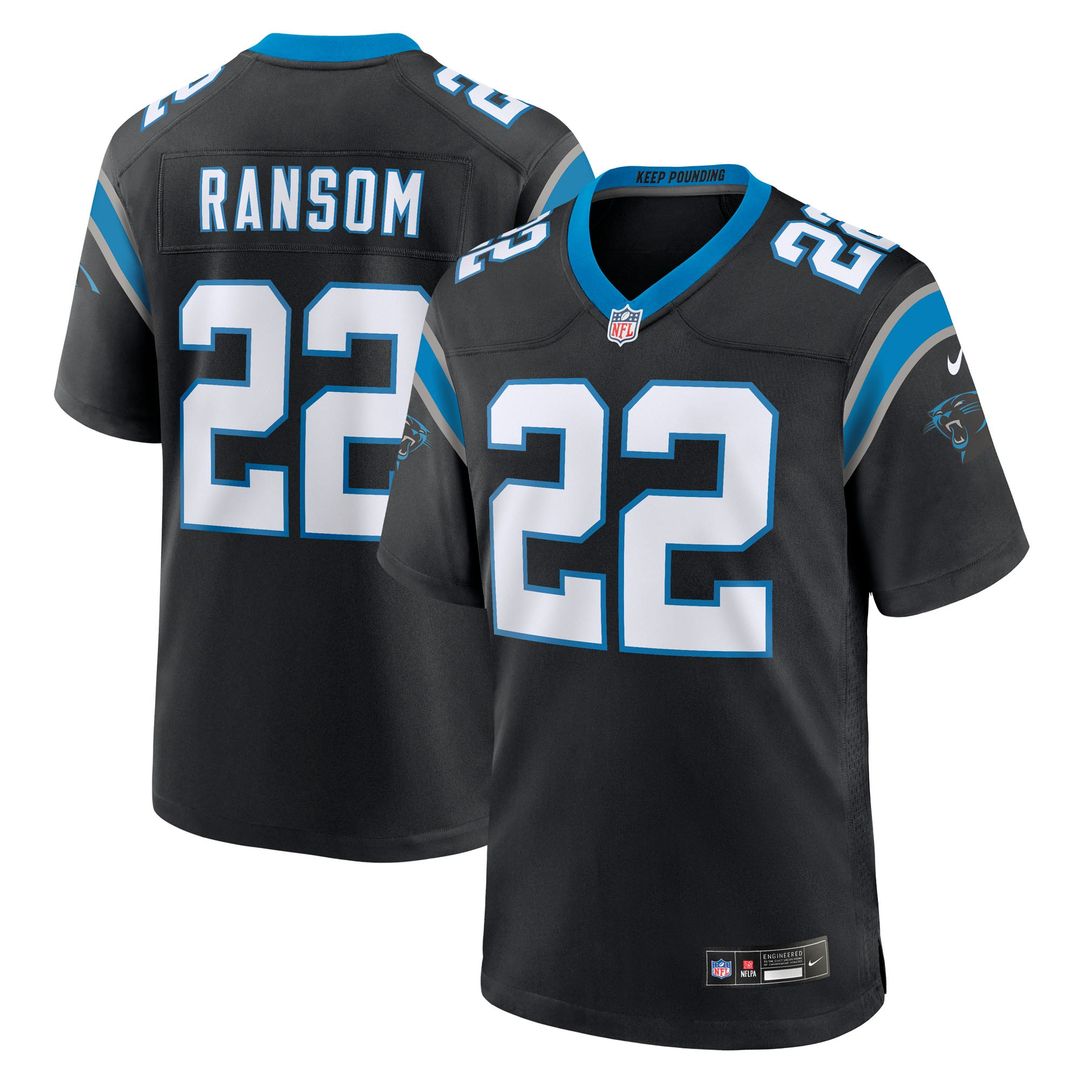 Lathan Ransom Carolina Panthers Team Jersey - Black