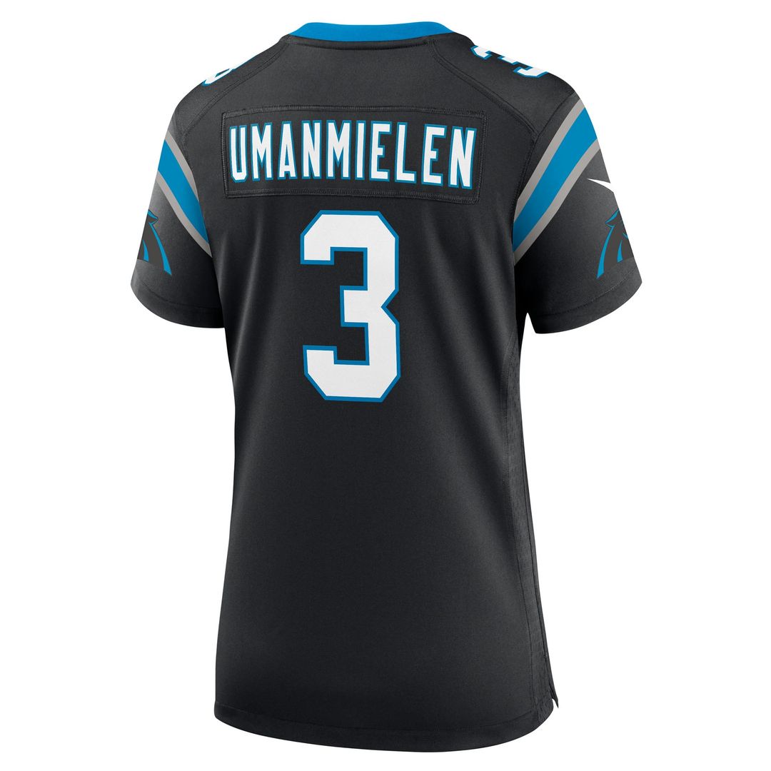 Princely Umanmielen Carolina Panthers Women's Team Jersey - Black