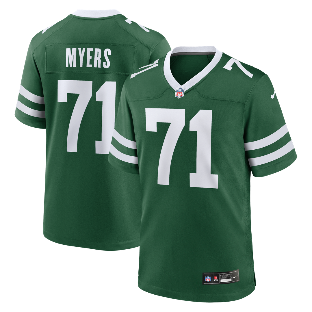 Josh Myers New York Jets Team Jersey - Legacy Green