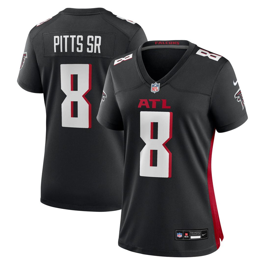 Kyle Pitts Sr. Atlanta Falcons Women's Jersey - Black