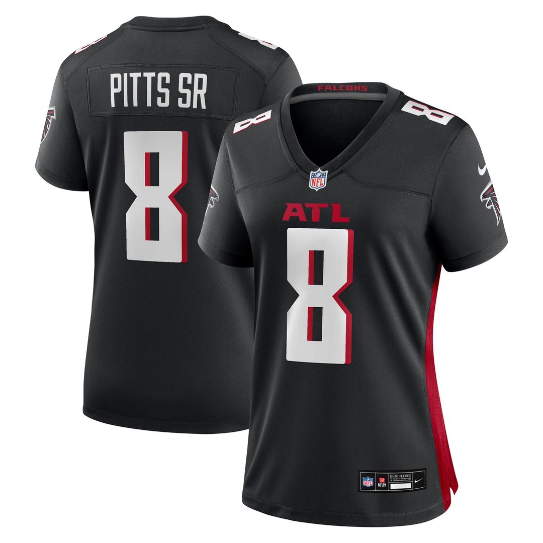Kyle Pitts Sr. Atlanta Falcons Women's Jersey - Black